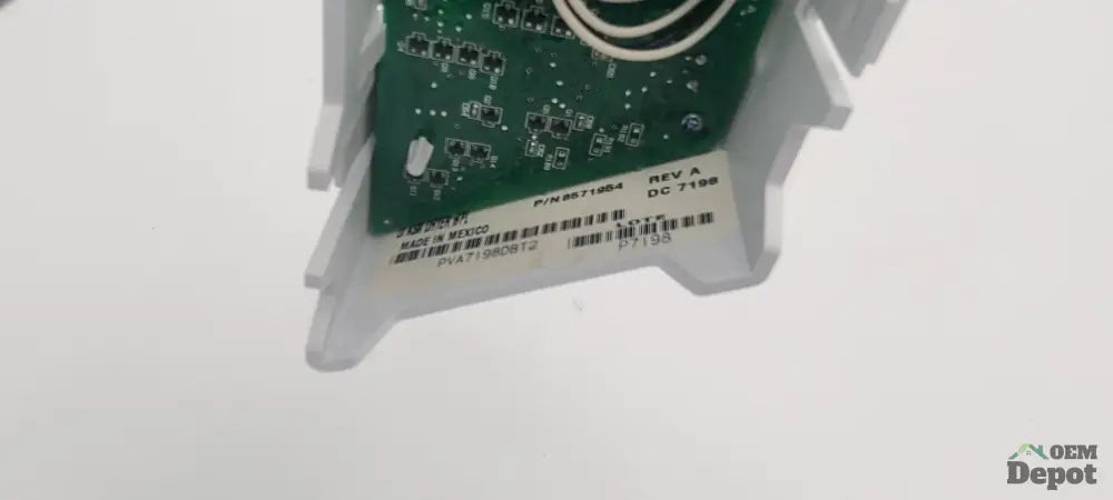 Whirlpool Dryer Interface Control Board 8571929 8571954