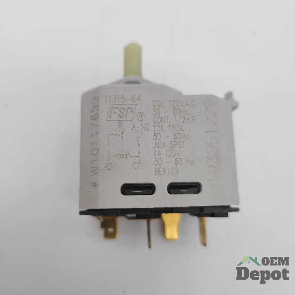 Interrupteur de démarrage par pression pour sécheuse Whirlpool WPW10117655 PS1491565