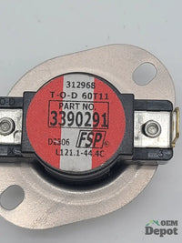 Whirlpool Dryer Thermostat (WP3390291) 3390291