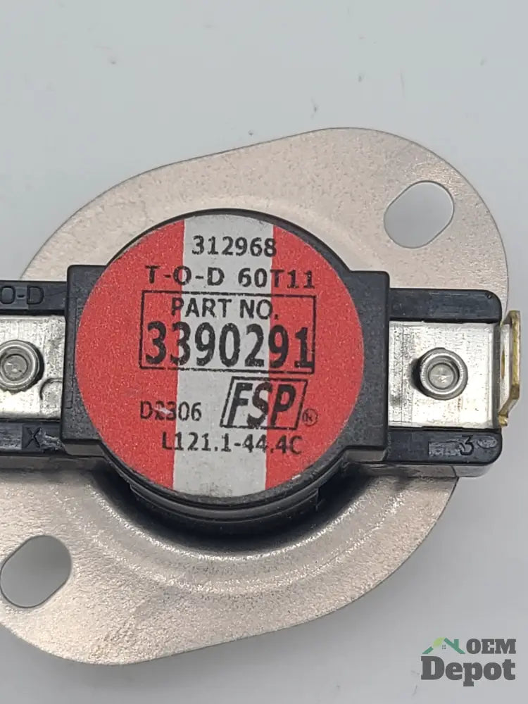 Whirlpool Dryer Thermostat (WP3390291) 3390291