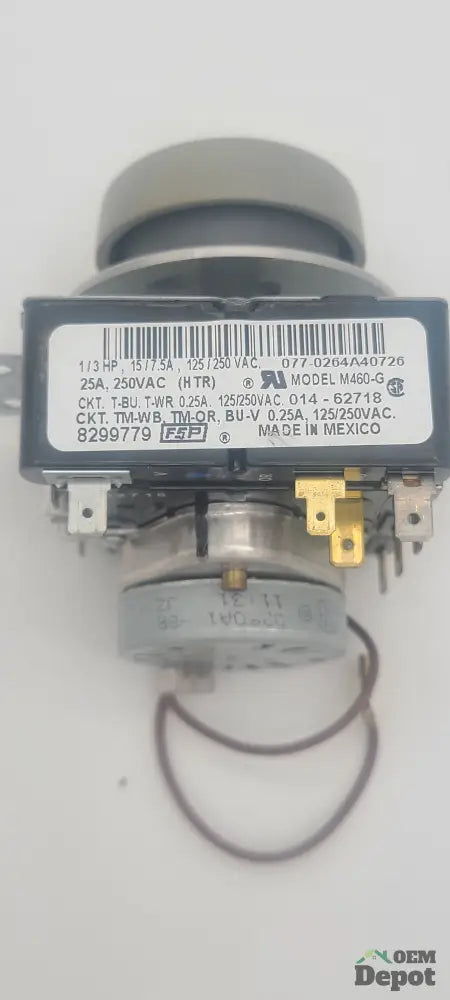 Minuterie de sécheuse Whirlpool OEM - WP8299779, remplace : 8299779 8299779R