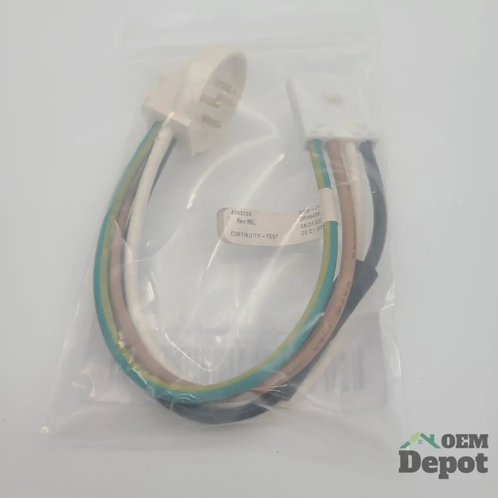 Faisceau de câblage pour machine à glaçons Whirlpool avec fusible 4396729