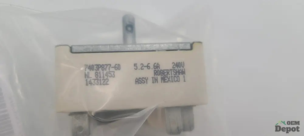 Interrupteur à réglage infini Whirlpool JennAir KitchenAid 5,2-6,6 A WP74008940 7403P877-60