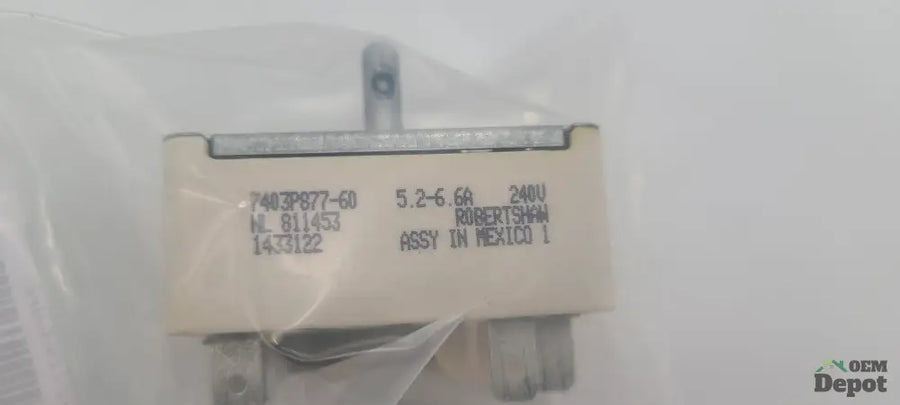 Interrupteur à réglage infini Whirlpool JennAir KitchenAid 5,2-6,6 A WP74008940 7403P877-60