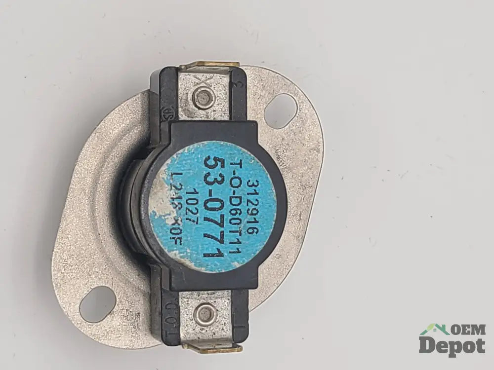 Thermostat de sécheuse Whirlpool Maytag Amana Crosley (53-0771) 312916