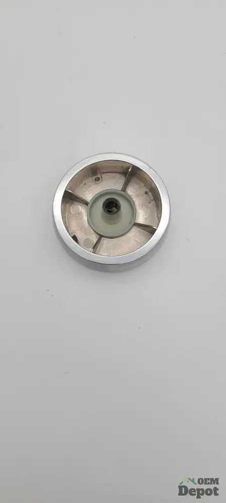 Bouton de commande d'assemblage Whirlpool Maytag chromé W10853910 (remplace : W10727011)