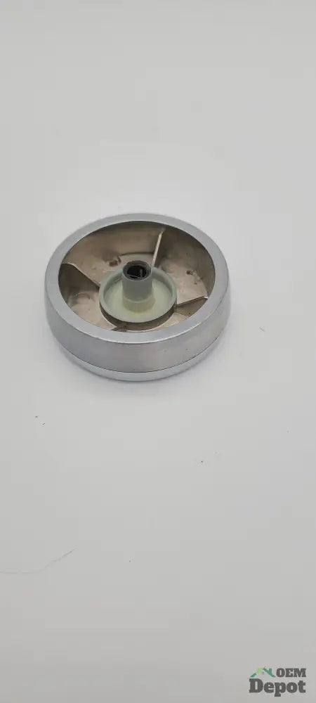 Bouton de commande d'assemblage Whirlpool Maytag chromé W10853910 (remplace : W10727011)