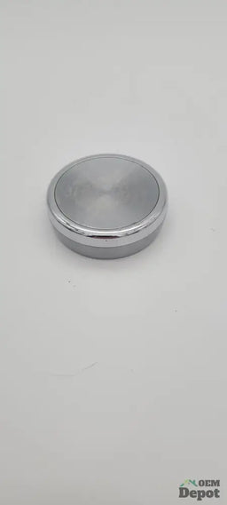Bouton de commande d'assemblage Whirlpool Maytag chromé W10853910 (remplace : W10727011)
