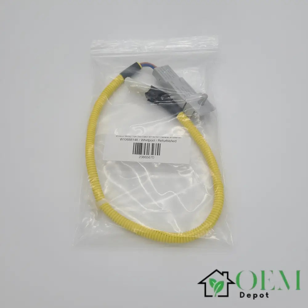 Whirlpool Maytag Dryer Door Switch W11427601 (replaces W10688148)
