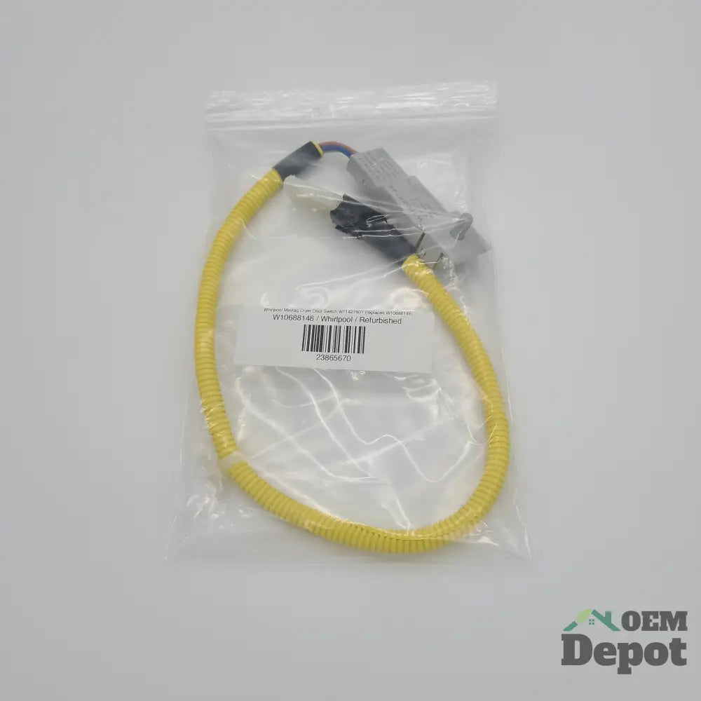 Interrupteur de porte de sécheuse Whirlpool Maytag W11427601 (remplace W10688148)
