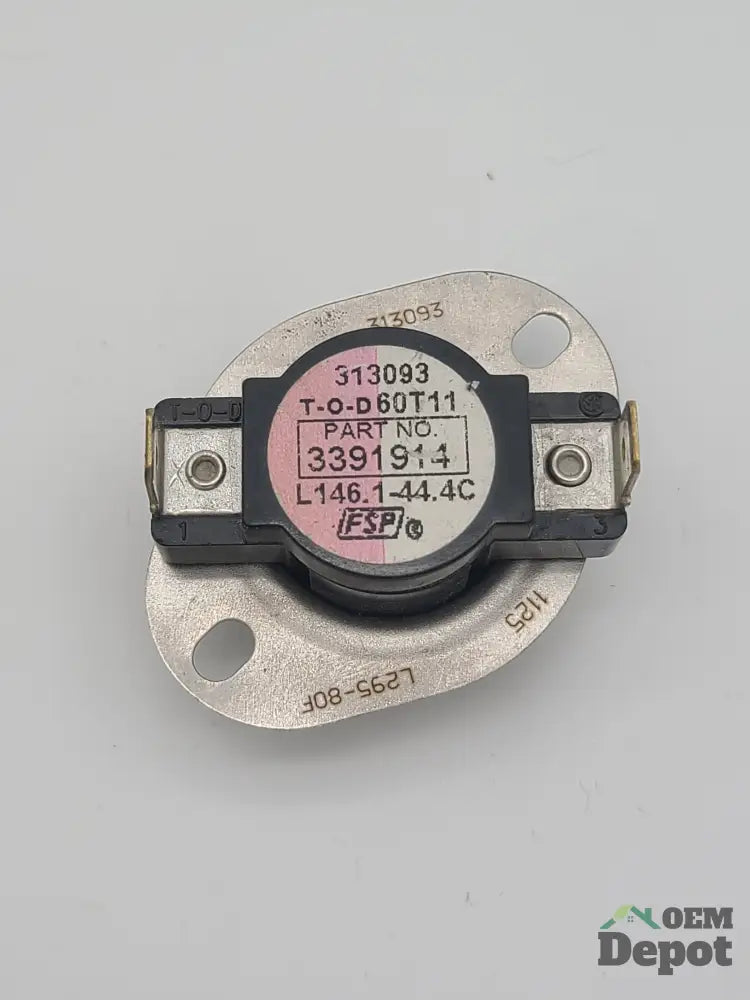 Whirlpool Maytag Dryer Thermostat (313093) 3391914