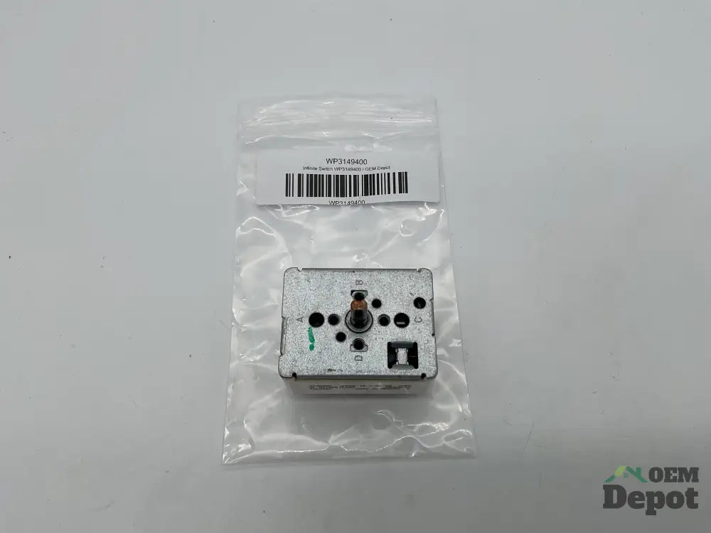 Interrupteur à réglage infini 6 po pour cuisinière Whirlpool WP3148952