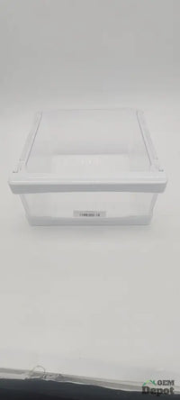 Whirlpool Refrigerator Crisper Pan, Clear WP67002633 (Replaces: 12530505SP)