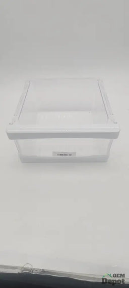 Whirlpool Refrigerator Crisper Pan, Clear WP67002633 (Replaces: 12530505SP)