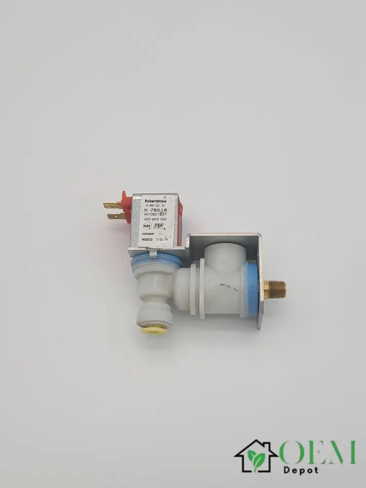 WHIRLPOOL REFRIGERATOR ICE MAKER WATER INLET VALVE W10801937