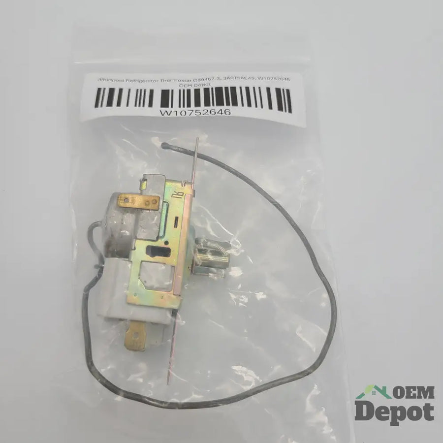 Thermostat de réfrigérateur Whirlpool C89467-3, 3ART5AE45, W10752646