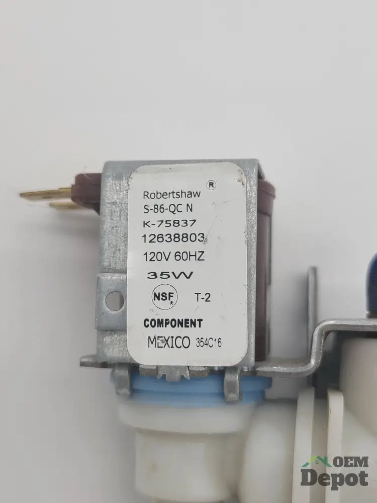 Vanne d'eau pour réfrigérateur Whirlpool (WP67003753) 12638803