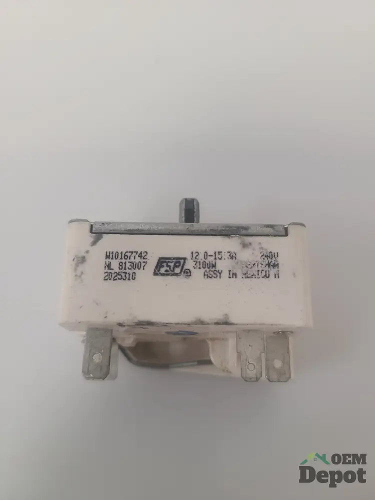 Commutateur de brûleur à réglage infini pour cuisinière Whirlpool W10167742