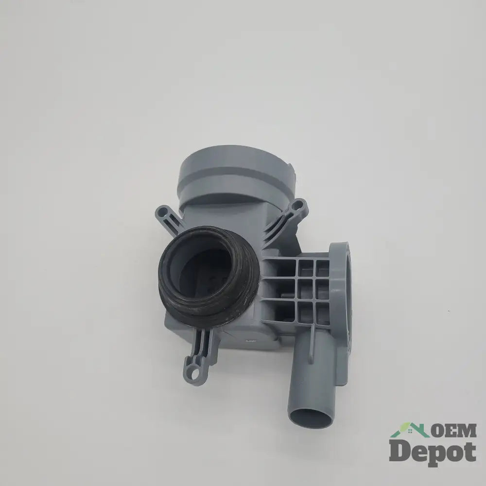 Corps de pompe de vidange pour lave-linge Whirlpool (sans pompe, corps uniquement) WPW10605427 (Remplace : W10425238)