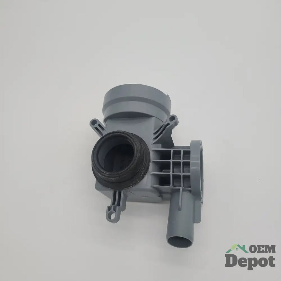 Corps de pompe de vidange pour lave-linge Whirlpool (sans pompe, corps uniquement) WPW10605427 (Remplace : W10425238)