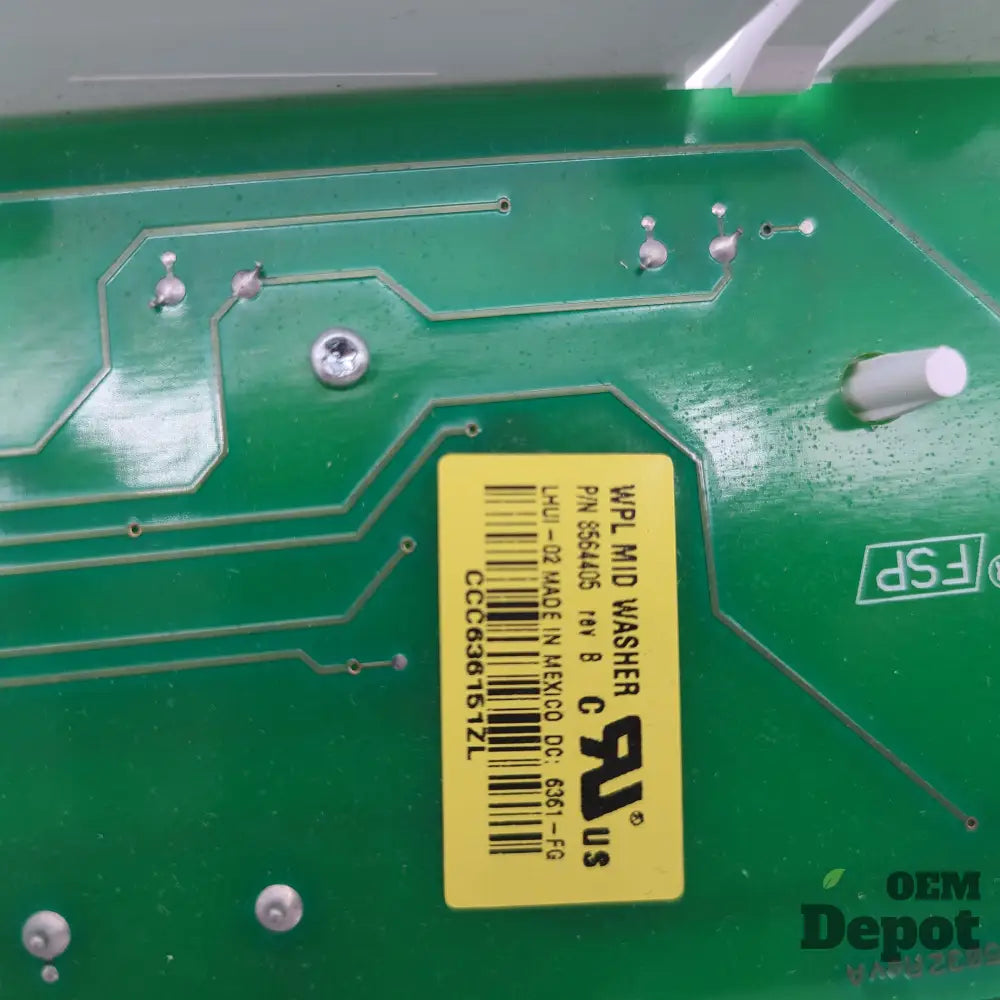 Carte de contrôle d'interface de laveuse Whirlpool 8564405