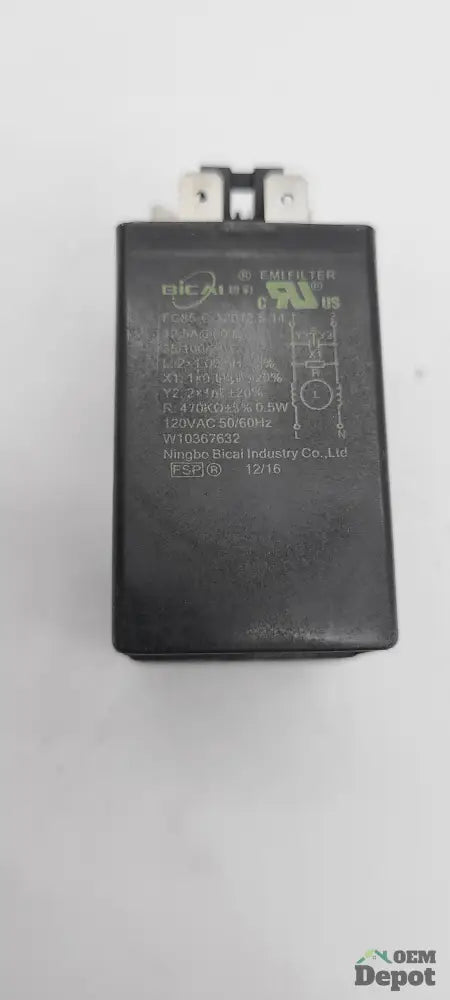 Whirlpool Washer Noise Filter WPW10367632