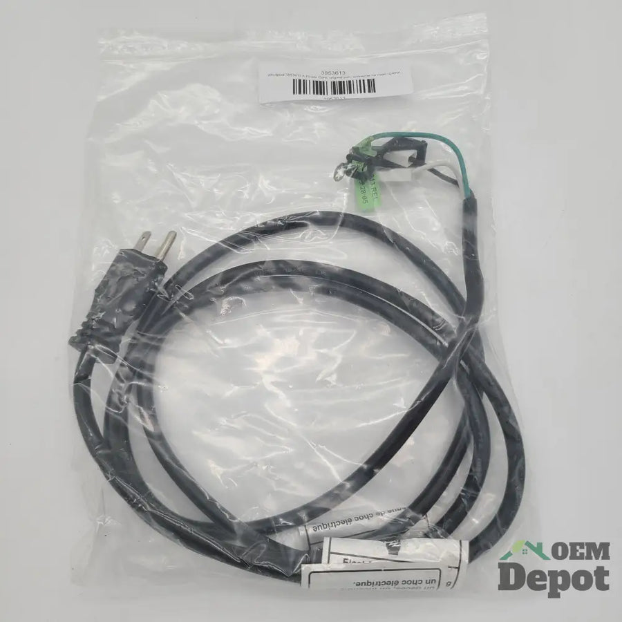 Cordon d'alimentation pour lave-linge Whirlpool 3953613