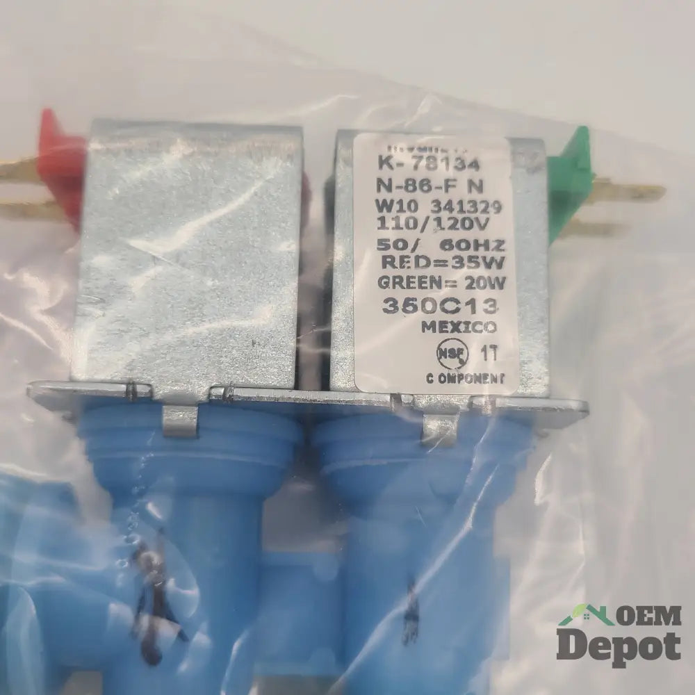 VANNE DE RÉFRIGÉRATEUR OEM WHIRLPOOL WPW10341329, W10341329